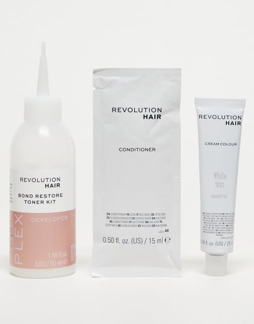 Revolution Haircare – Plex Bond Restore – Wzmacniający zestaw tonujący – White
