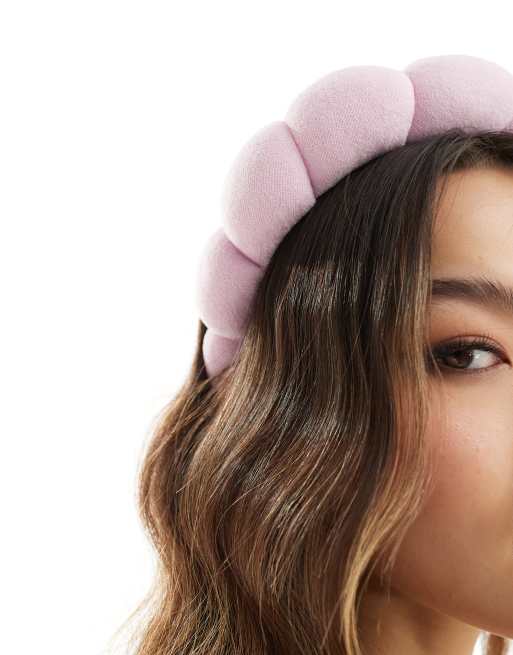 Revolution Haircare – Różowa wyściełana opaska na głowę