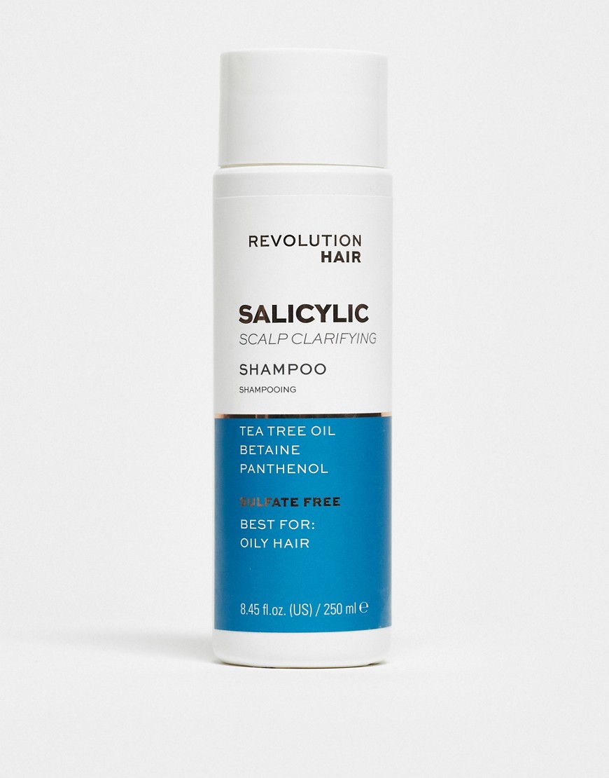 Revolution Haircare Salicylic Acid Clarifying Shampoo for Oily Hair 250ml-No colour