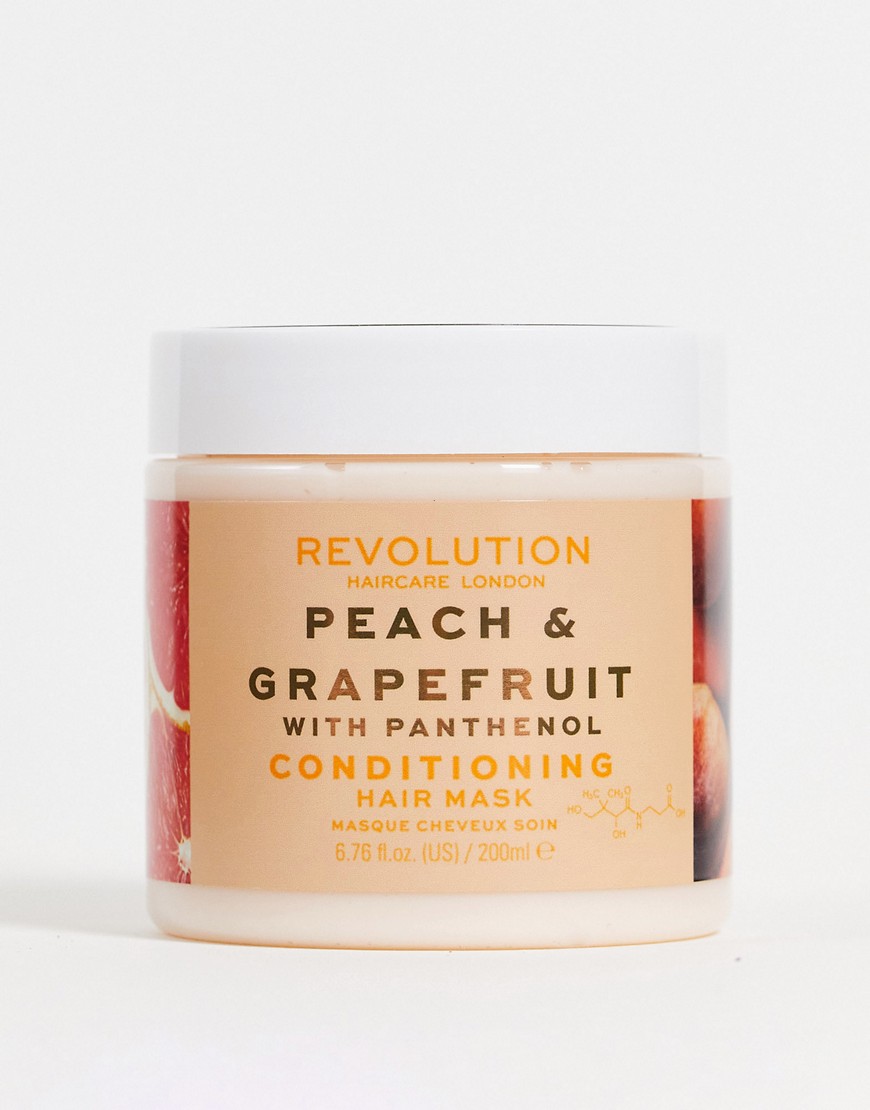 Revolution Haircare Shine Peach + Grapefruit with Panthenol Hair Mask-No color