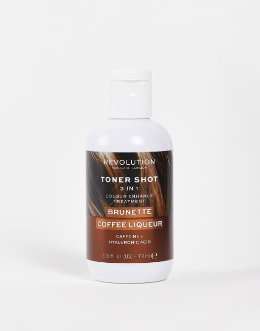 Revolution – Haircare Toner Shot Brunette – Toner do włosów dla brunetek – Odcień Coffee Liquer