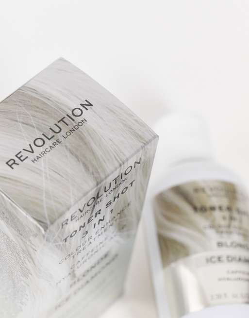 Revolution – Haircare Toner Shot – Toner do włosów blond – Ice Diamond, 3 z 4