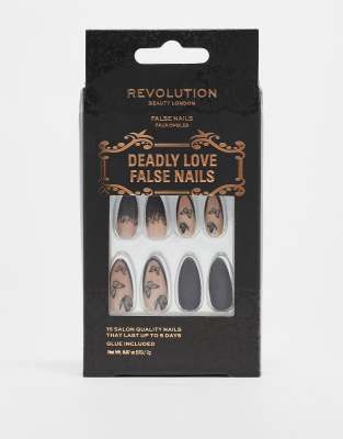 Revolution Halloween False Nails Deadly Love | ASOS