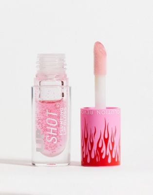 Revolution - Hot Shot Lip Flame - Gloss repulpant pour les lèvres - Pink Heat | ASOS
