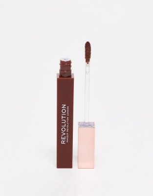 Revolution - IRL Whipped Lip Creme - Lippenstift - Americano Brown-Braun