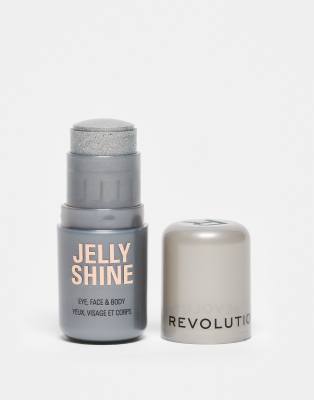 Revolution Jelly Shine Highlighter Stick Silver Moonlight