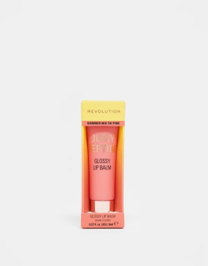 Revolution Juicy Peptide Lip Balm Shimmer Mai Tai Pink