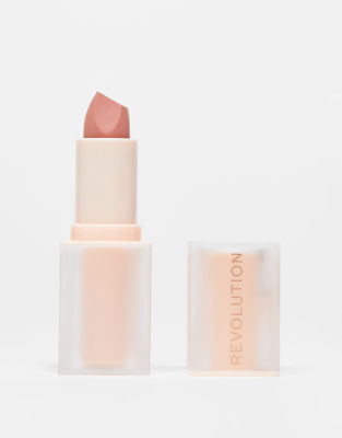 Revolution - Lip Allure - Seidig-weicher Lippenstift in Brunch Pink Nude-Rosa