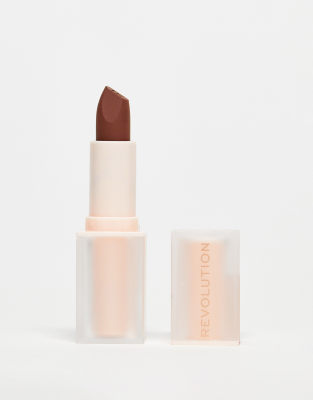 Revolution - Lip Allure - Seidig-weicher Lippenstift in Stiletto Brown-Braun