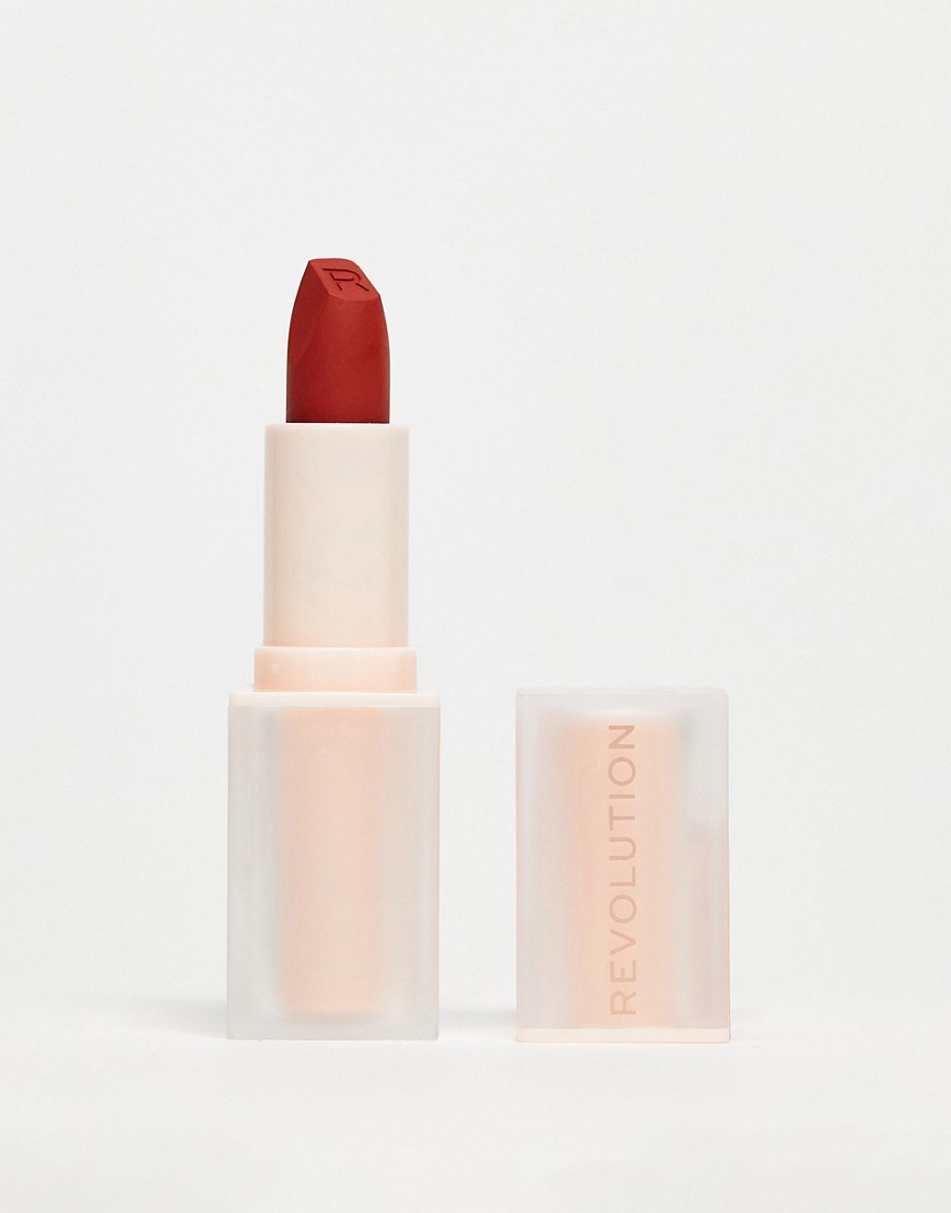 Revolution Lip Allure Soft Satin Lipstick CEO Brick Red