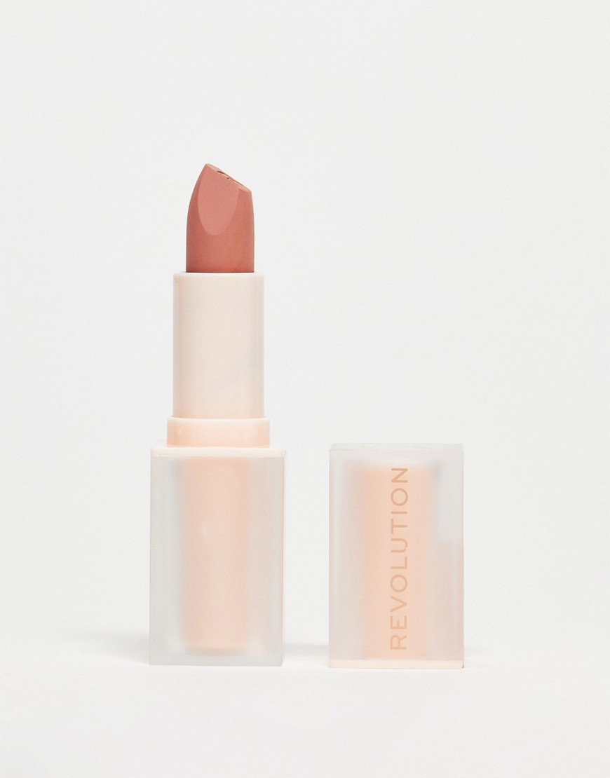 Revolution Lip Allure Soft Satin Lipstick Chauffeur Nude-Neutral