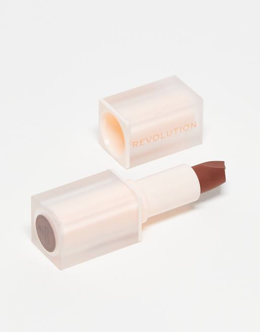 Revolution – Lip Allure Soft Satin Lipstick – Läppstift – Stiletto Brown, 4 av 4