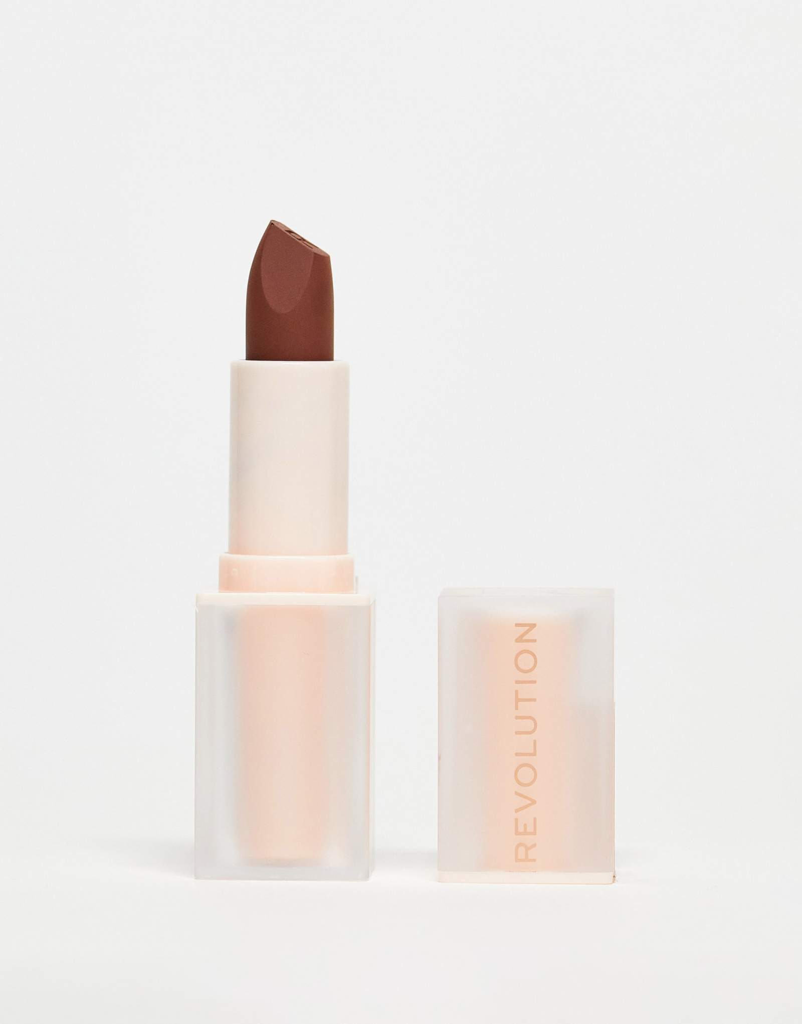 Revolution Lip Allure Мягкая атласная помада на шпильке коричневого цвета