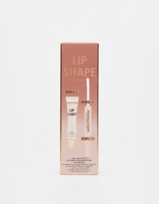 Revolution - Lip Shape Kit - Lippenset - Chauffeur Nude-Neutral