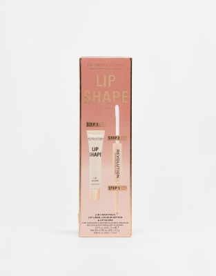 Revolution - Lip Shape Kit - Lippenset - Warm Nude-Neutral