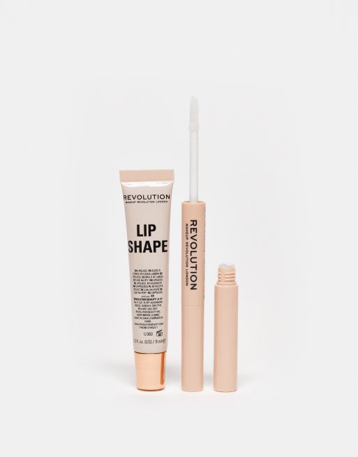 Revolution – Lip Shape – Zestaw do makijażu ust w odcieniu Brown Nude, 4 z 4