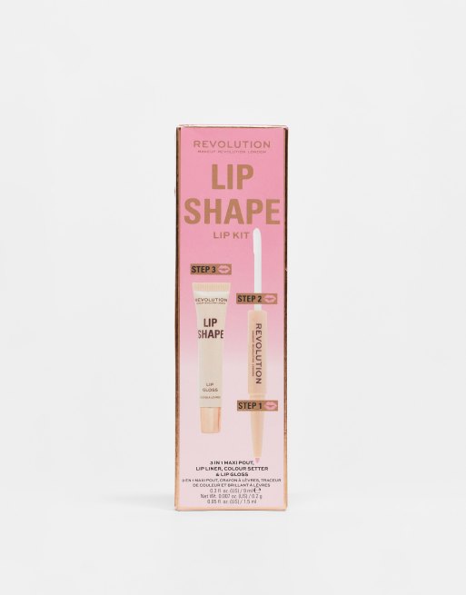 Revolution – Lip Shape – Zestaw do makijażu ust w odcieniu Pink Nude
