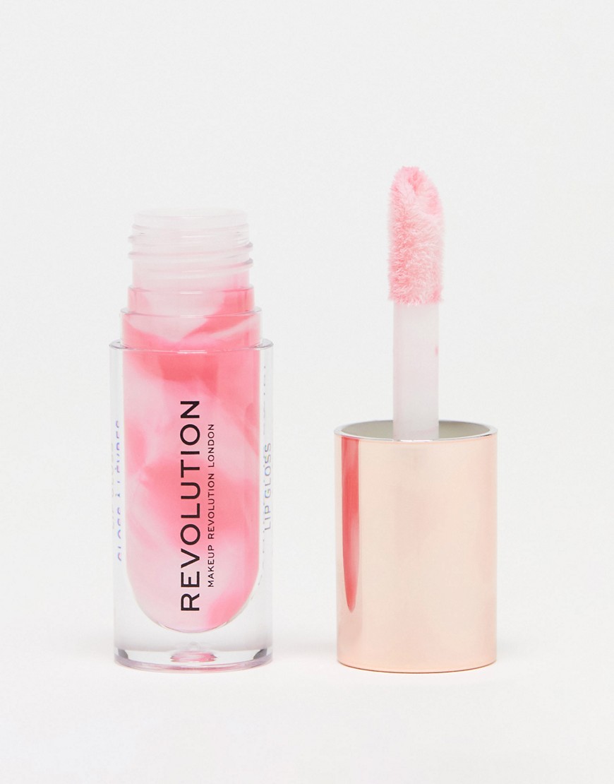 Revolution Lip Swirl Ceramide Gloss Sweet Soft Pink