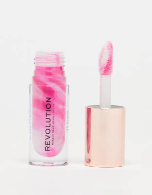 Revolution - Lip Swirl Ceramide - Lipgloss - Berry Pink-Rosa