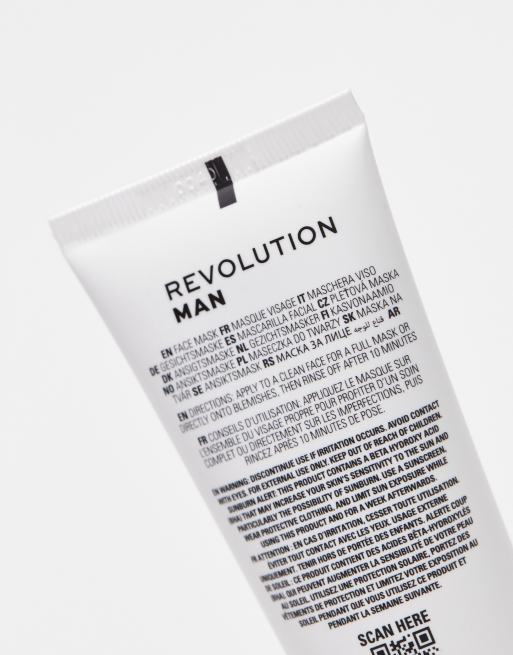 Revolution Man – Maseczka z glinką przeciw wypryskom 2 w 1, 4 z 4