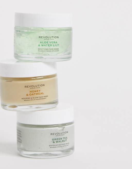 Revolution - Masque visage apaisant à l'aloe vera et au nénuphar, 4 de 4