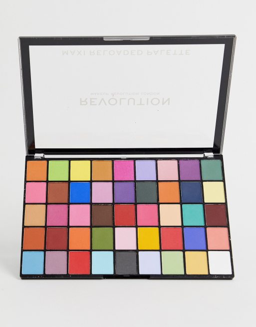 Makeup Revolution Maxi Reloaded Palette - Eyeshadow Palette, 45 Shades