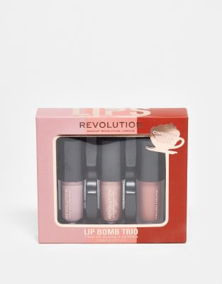 Revolution - Mini Lip Bomb Set - Lipgloss-Kit-Rosa