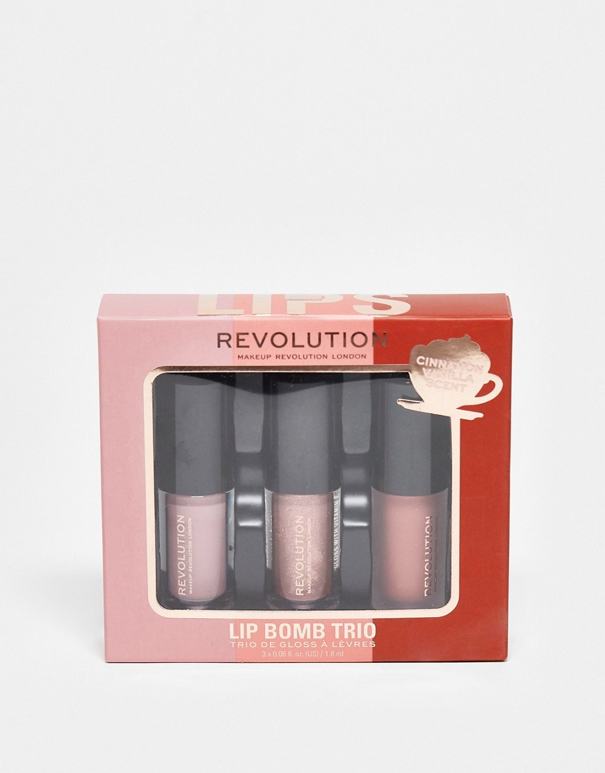 Revolution Mini Lip Bomb Set-Pink