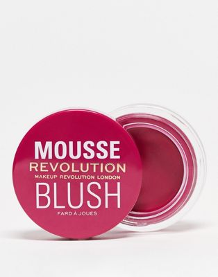 Revolution Mousse Blusher Passion Deep Pink