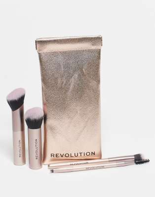 Revolution On The Glow Travel Brush Set-neutral
