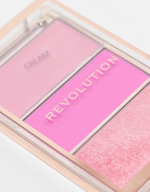 Revolution - Palette de blushs - Hot Pink Flag, 3 de 4