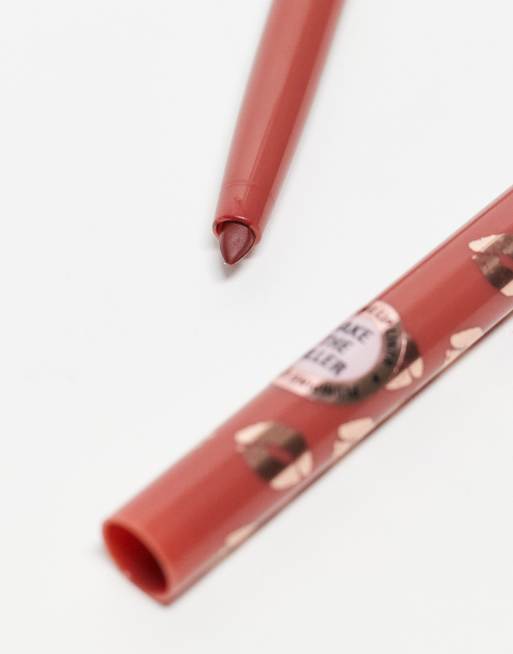 Revolution - Pout Bomb - Crayon à lèvres repulpant - Burnt Cherry Red, 4 de 4