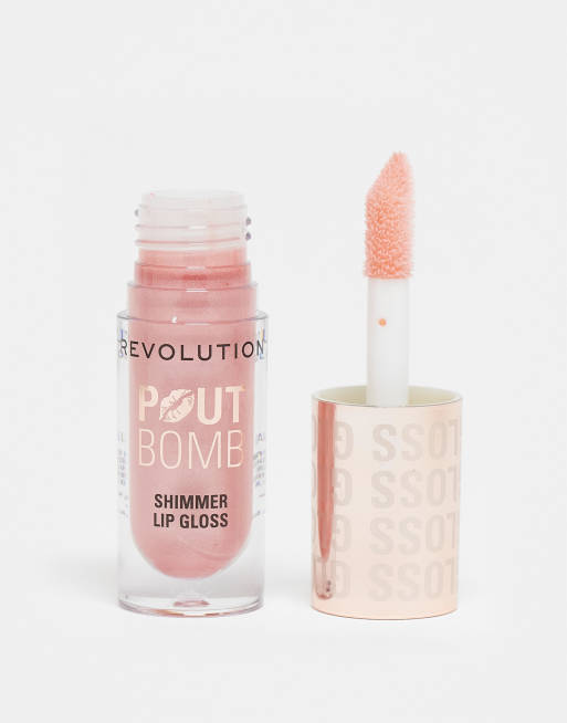 Revolution - Pout Bomb - Gloss scintillant - Shine Pink, 3 de 4
