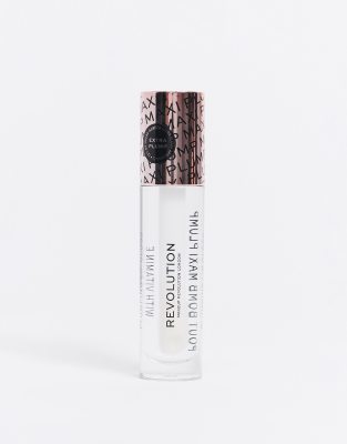 Revolution Pout Bomb Maxi Plumping Lip Gloss - Glaze-clear