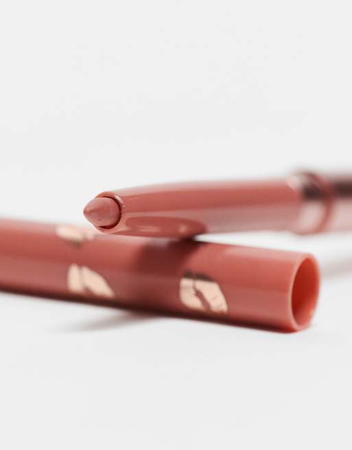 Revolution – Pout Bomb – Optisch aufpolsternder Lippenkonturenstift in Chauffeur Nude, 4 von 4