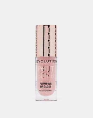 Revolution Pout Bomb Plumping Gloss Candy Pink Nude