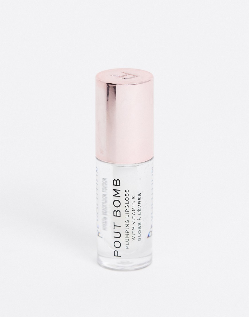 Revolution Pout Bomb Plumping Lip Gloss - Glaze-Clear