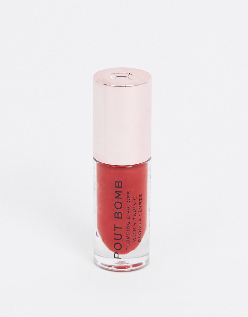 Revolution Pout Bomb Plumping Lip Gloss - Juicy-Pink