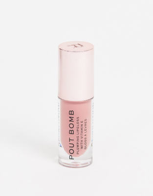 Revolution - Pout Bomb - Plumping Lip Gloss, Kiss-Rosa