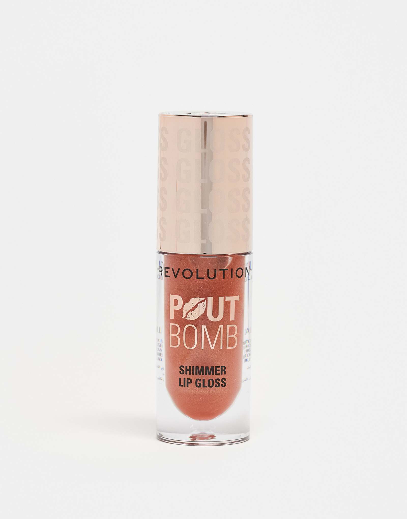 Revolution Pout Bomb Мерцающий блеск Nude Glow