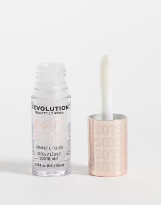 Revolution Pout Bomb Shimmer Lip Gloss In Multi