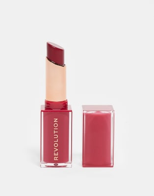 Revolution Pout Lip Gloss Stick Sour Berry-Pink