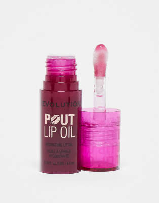 Revolution Pout Lip Oil Bitten Cherry-red