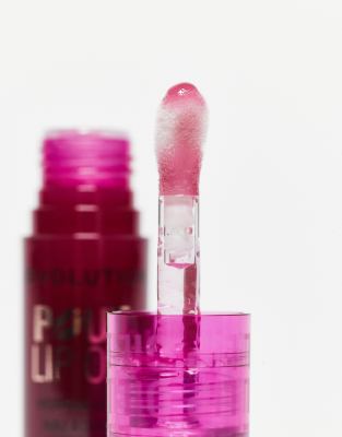 Revolution Pout Lip Oil Bitten Cherry-red In Red