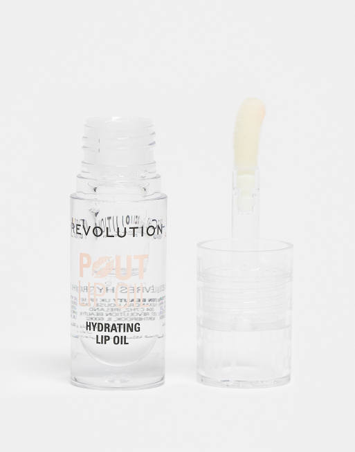 Revolution - Pout Lip Oil - Lipolie - Lychee Clear, 4 van 4