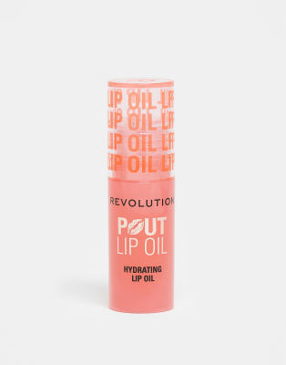 Revolution - Pout - Lippenöl in Juicy Peach-Rosa