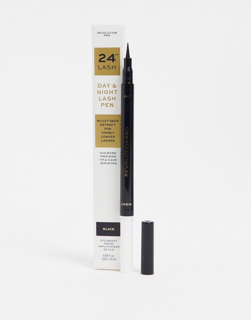 Revolution – Pro – 24hr Lash Day & Night Liner Pen – Eyeliner – Black-Svart