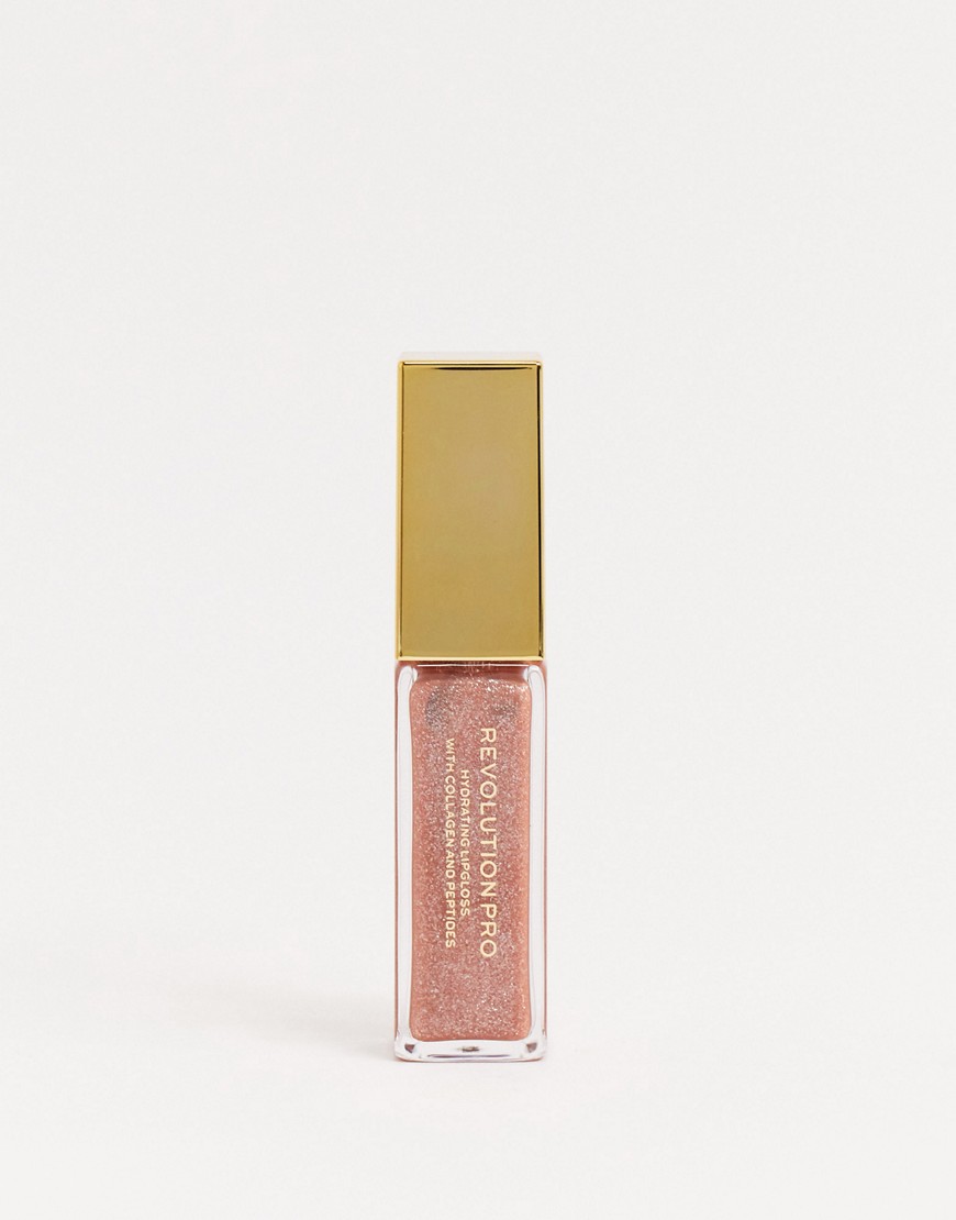 Revolution Pro - All That Glistens Hydrating Lipgloss - Suede-Roze