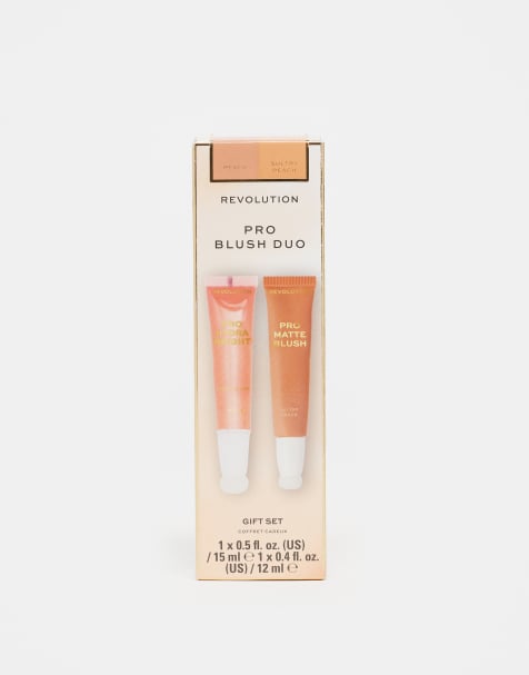 Revolution – Pro Blush Duo – Zestaw dwór róży – Peach - view 1