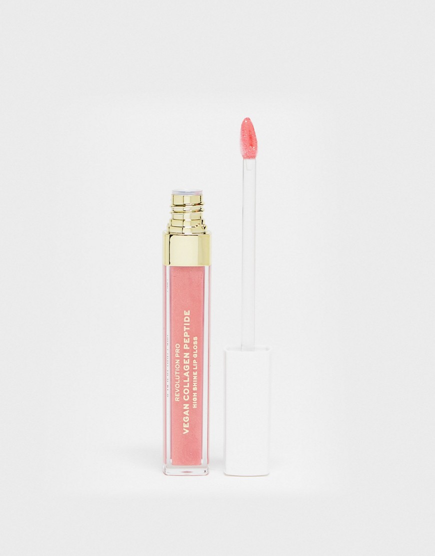 Revolution Pro Collagen Peptide High Shine Lip Gloss Bombshell-Pink